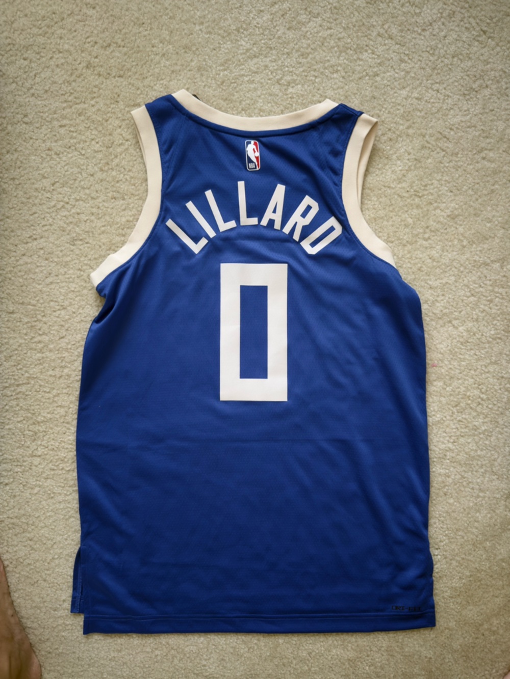 BRAND NEW NIKE DAMIAN LILLARD DAME TIME CITY EDITION JERSEY - MENS MEDIUM 44